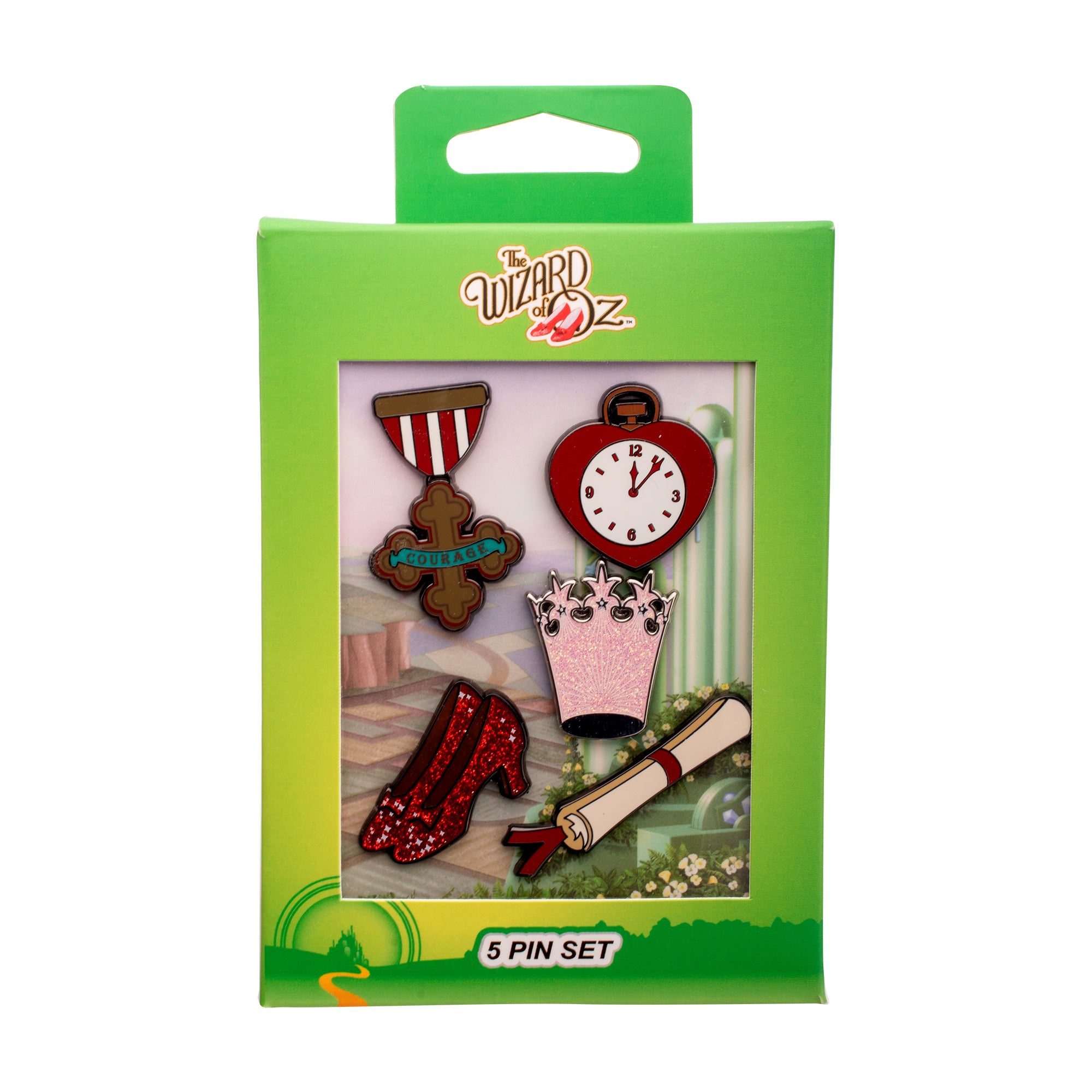 The Wizard Of Oz Icons Five Pin Set