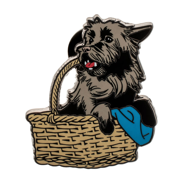 The Wizard of Oz Toto in Basket Pin