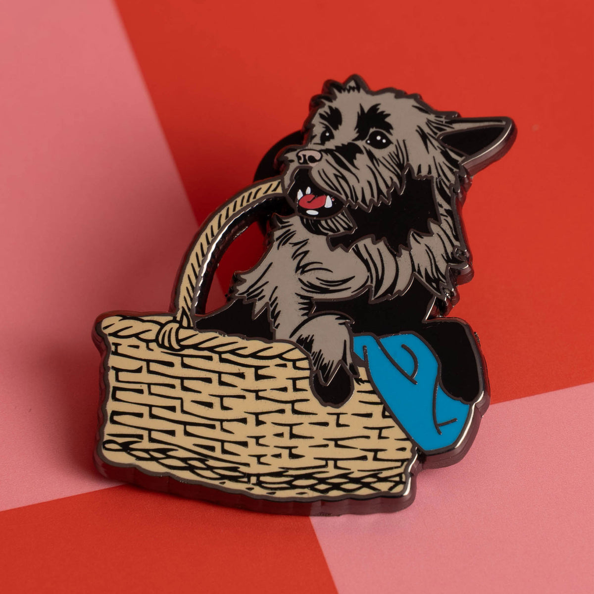 The Wizard of Oz Toto in Basket Pin