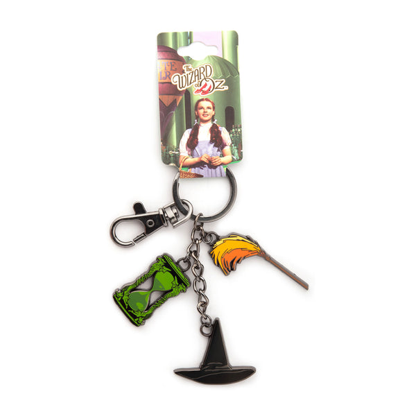 The Wizard of Oz Witch Multi Charm Enamel Keychain