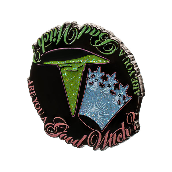 The Wizard of Oz Good & Bad Witch Pin