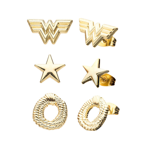 DC Comics Wonder Woman 1984 Earrings Set