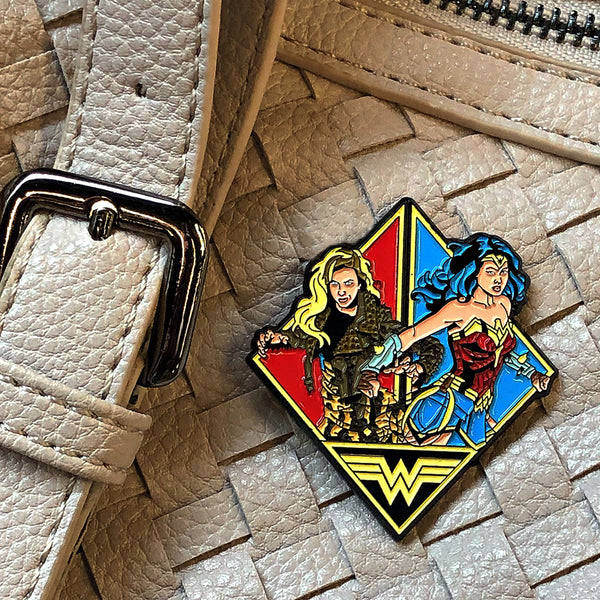 DC Comics Wonder Woman and Cheetah Lapel Pin