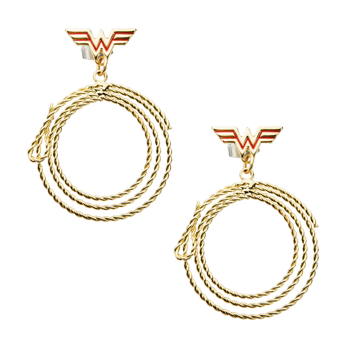 DC Comics Wonder Woman Lasso Dangle Earrings
