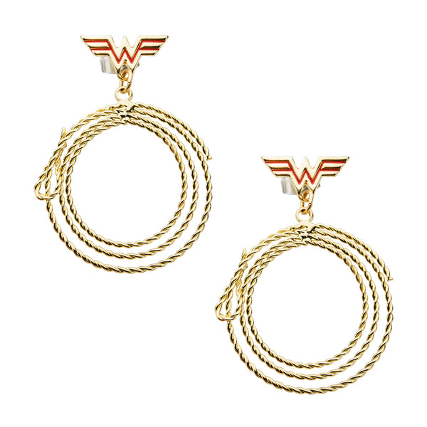 DC Comics Wonder Woman Lasso Dangle Earrings