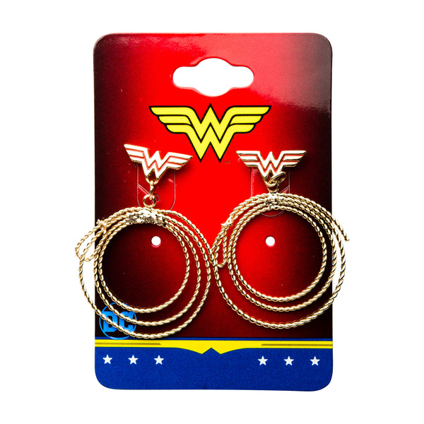 DC Comics Wonder Woman Lasso Dangle Earrings