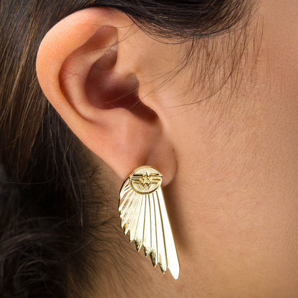 DC Comics Wonder Woman Wing Stud Earrings