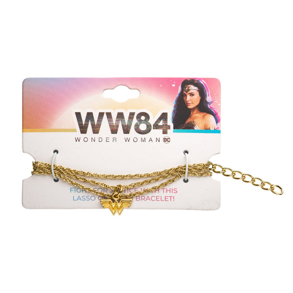 DC Comics Wonder Woman Logo Lasso Bracelet