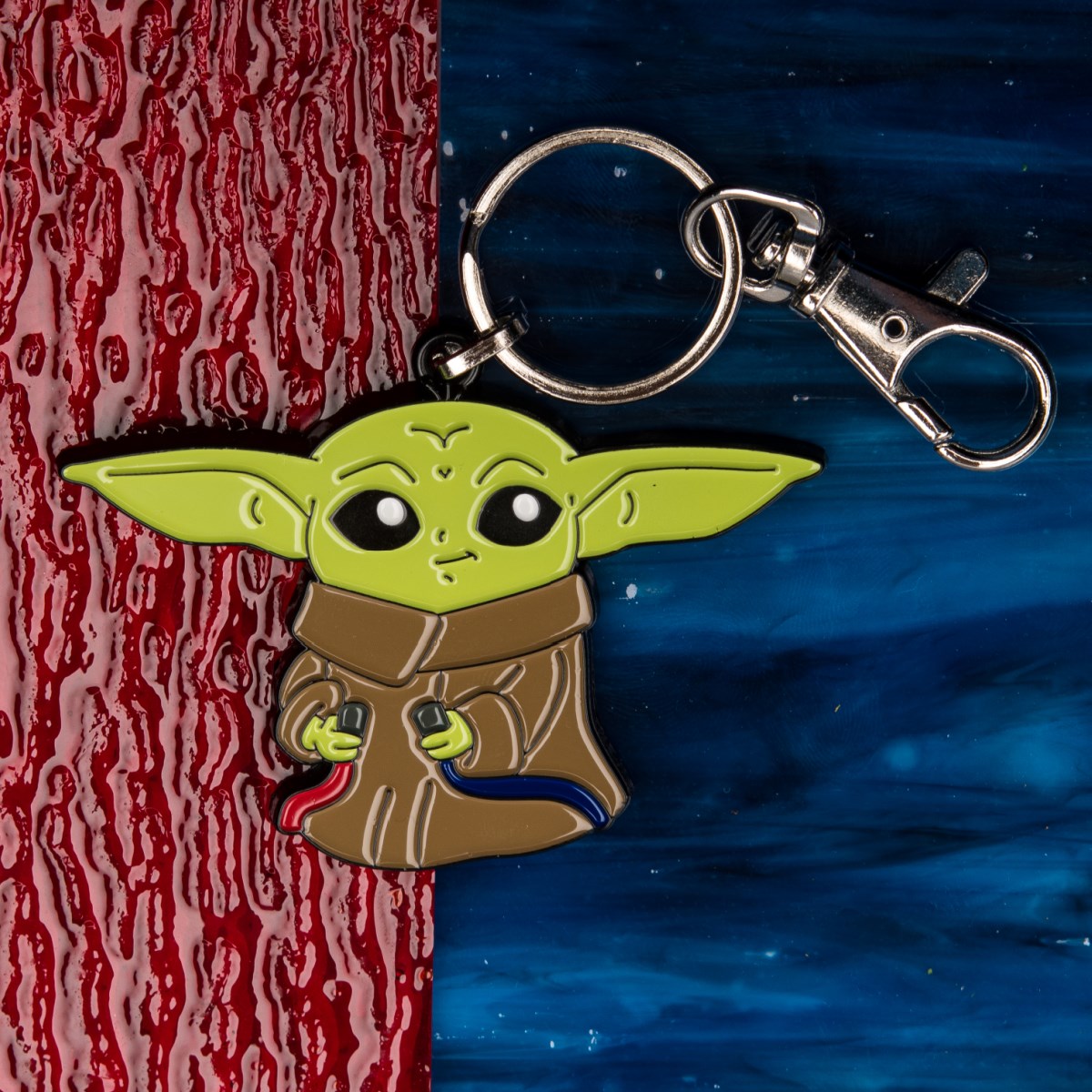 Star Wars: The Mandalorian Grogu (AKA: Baby Yoda/ The Child) with Wires Keychain