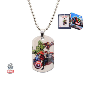 Marvel Avengers Assemble Dog Tag Kids' Pendant Necklace [NOT AVAILABLE]