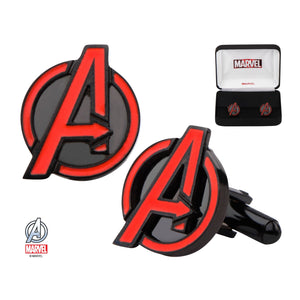 Marvel Avengers Age of Ultron Avengers Logo Stainless Steel Cufflinks