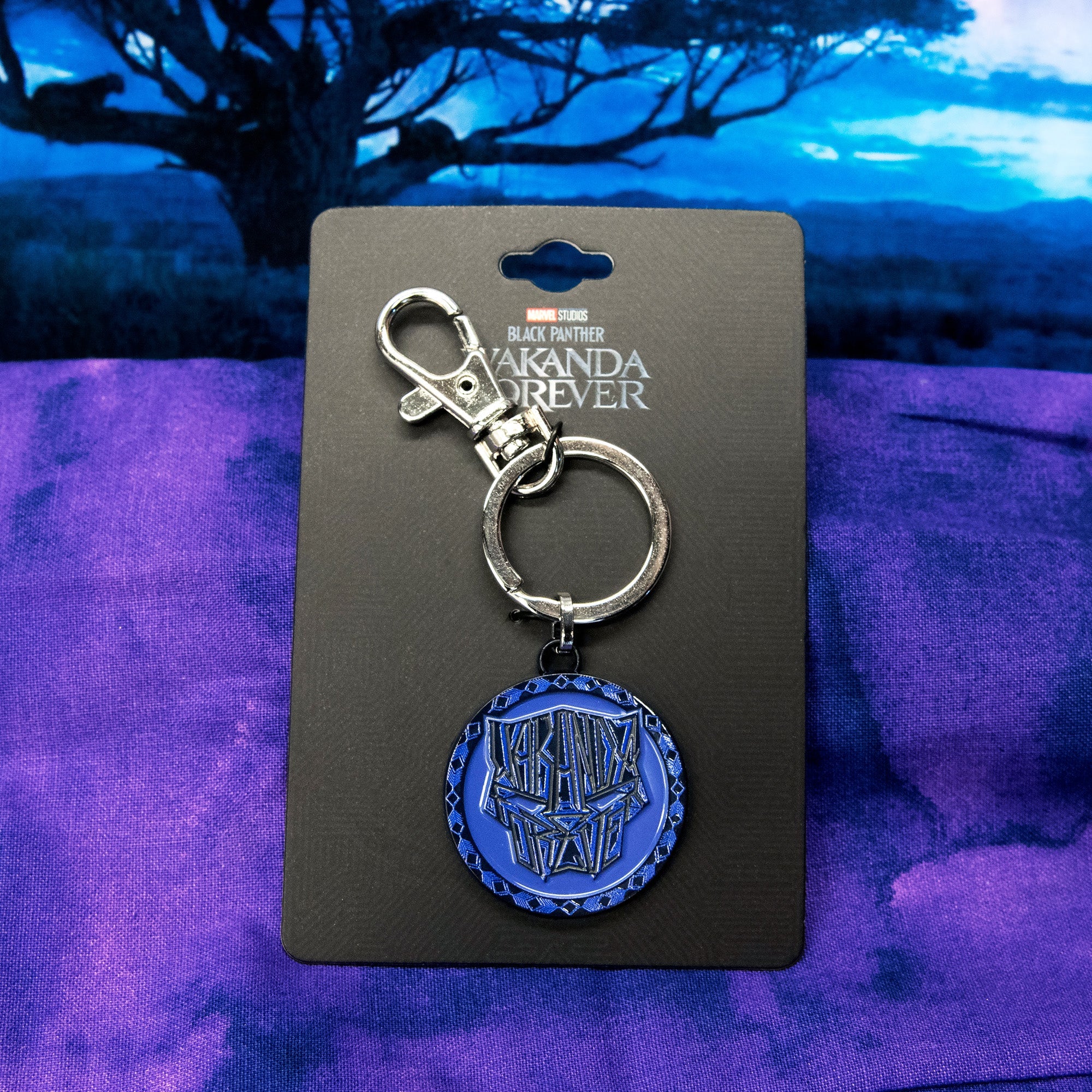 Black Panther: Wakanda Forever Panther Text Keychain