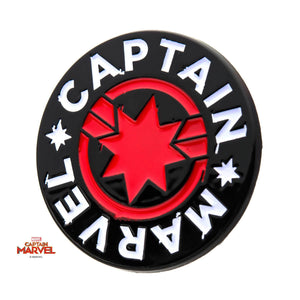 Captain Marvel Red/White Enamel Pin