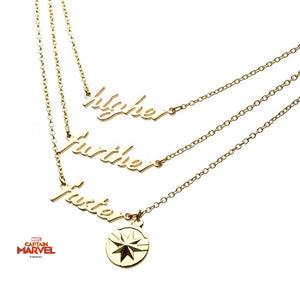 Captain Marvel 3-Tiered Necklace
