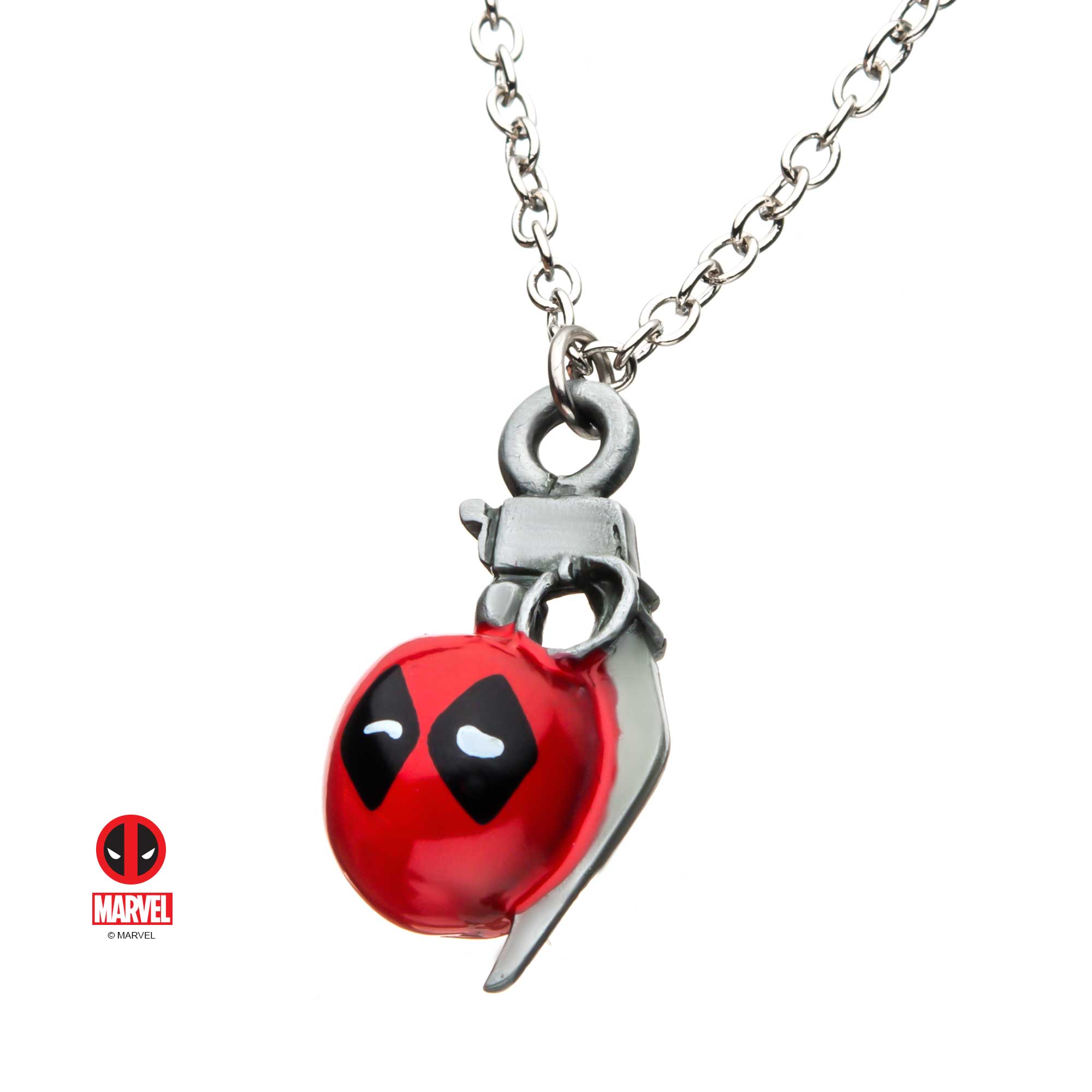 Marvel Deadpool Grenade Pendant Necklace