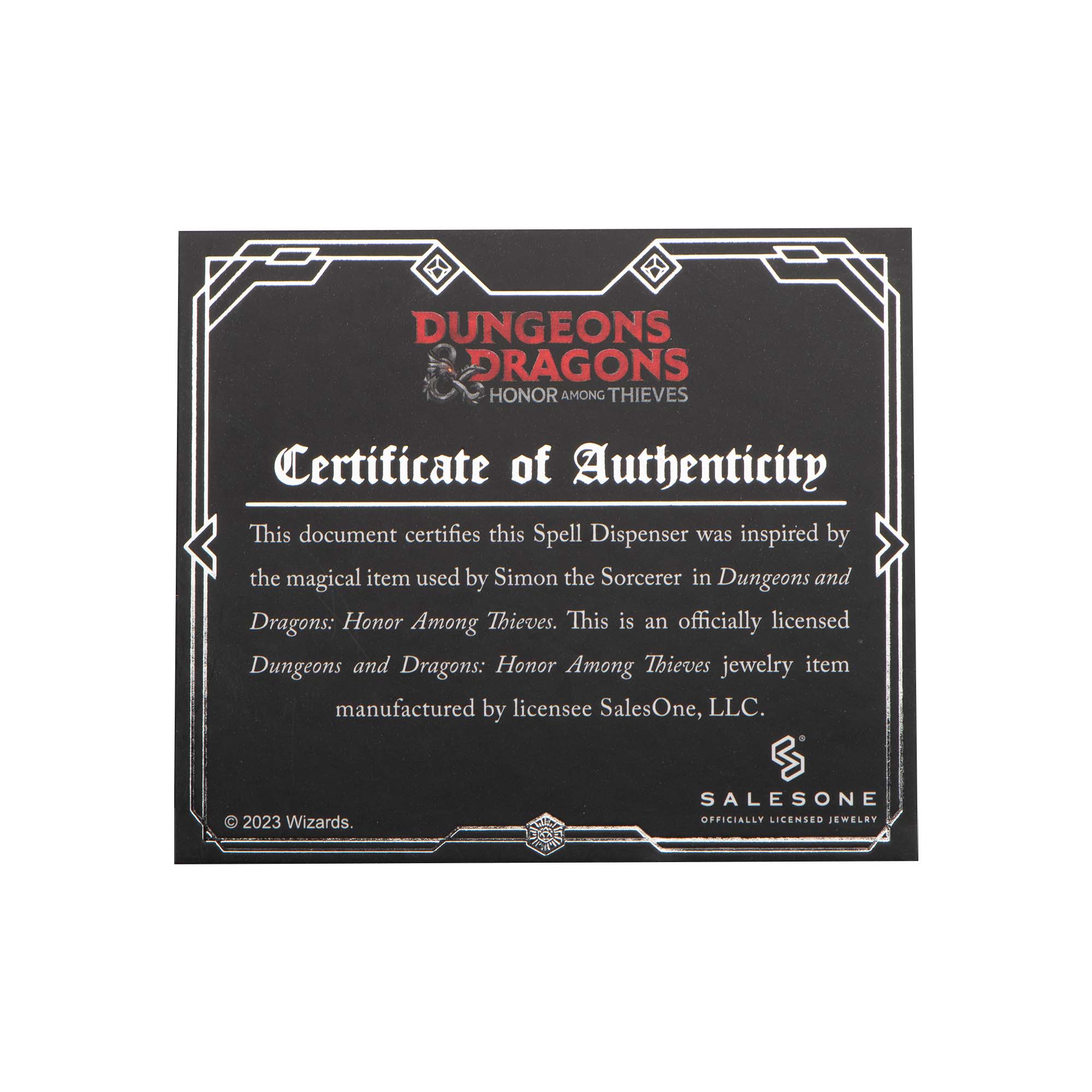 Hasbro Dungeons & Dragons: Honor Among Thieves - Simon's Spell Dispenser Pin