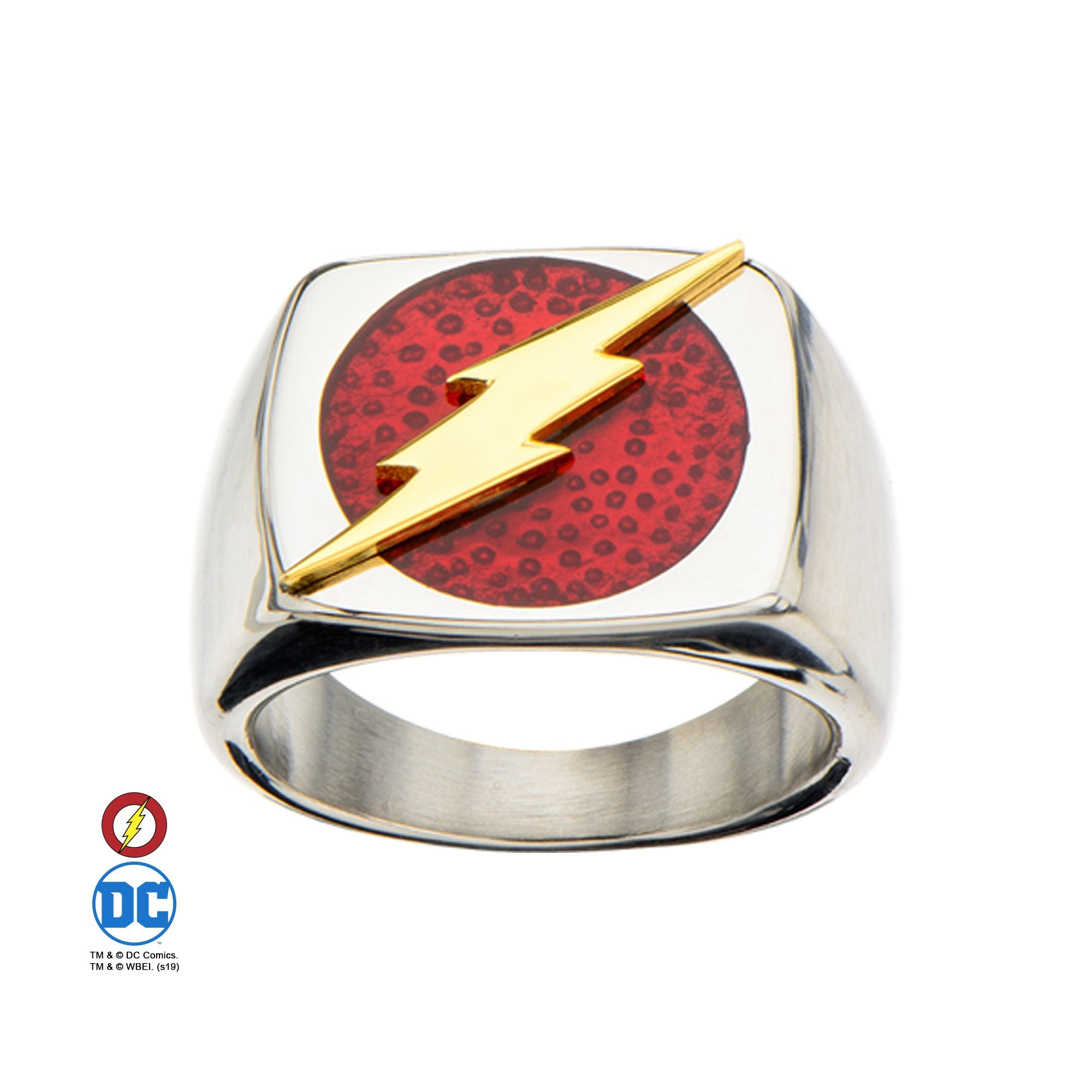 DC Comics The Flash Raise Lightning Bolt Ring