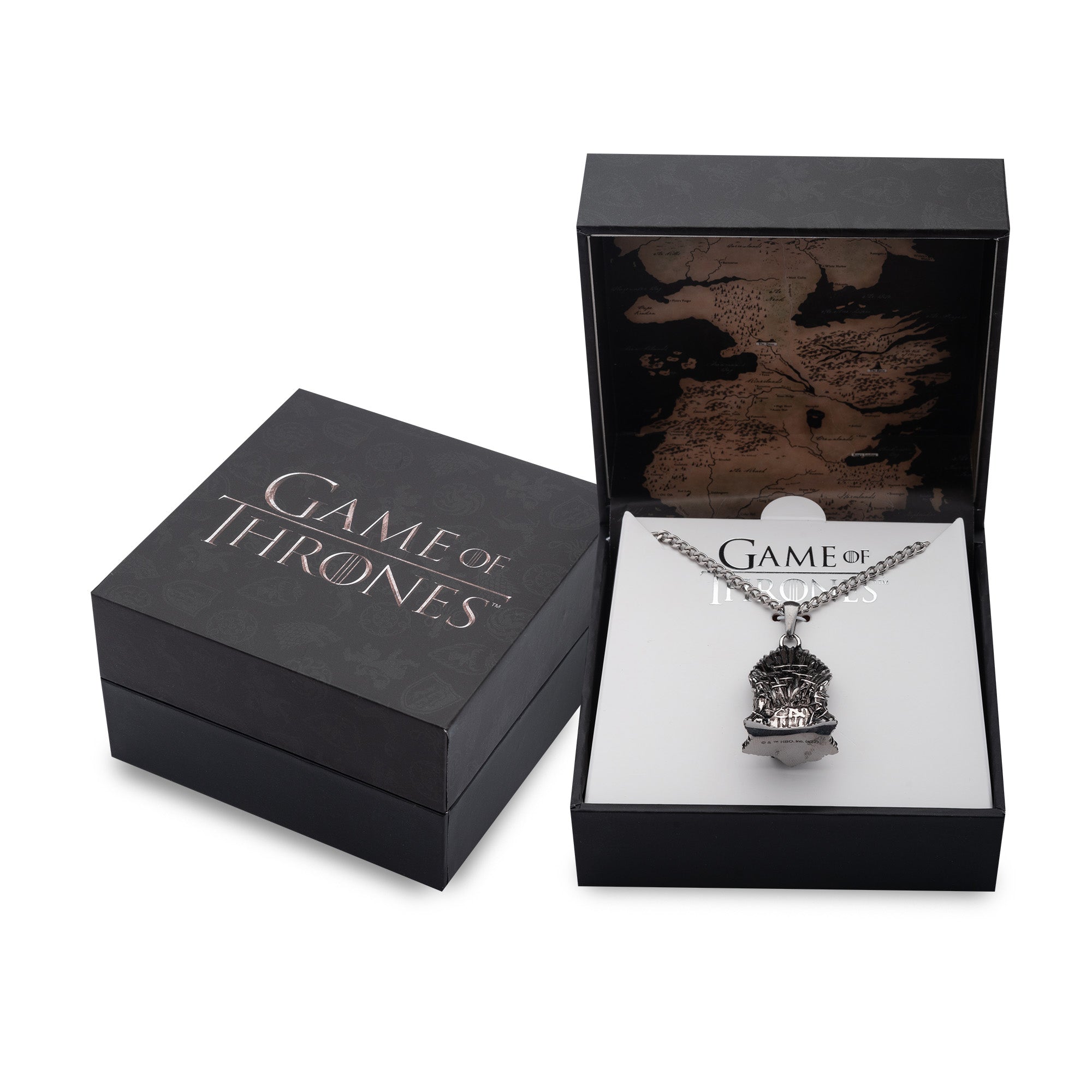 Game of Thrones Iron Throne 3D Pendant Necklace