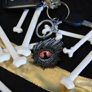 Game Of Thrones: House Of The Dragon Dragon Eye Throne Enamel Keychain
