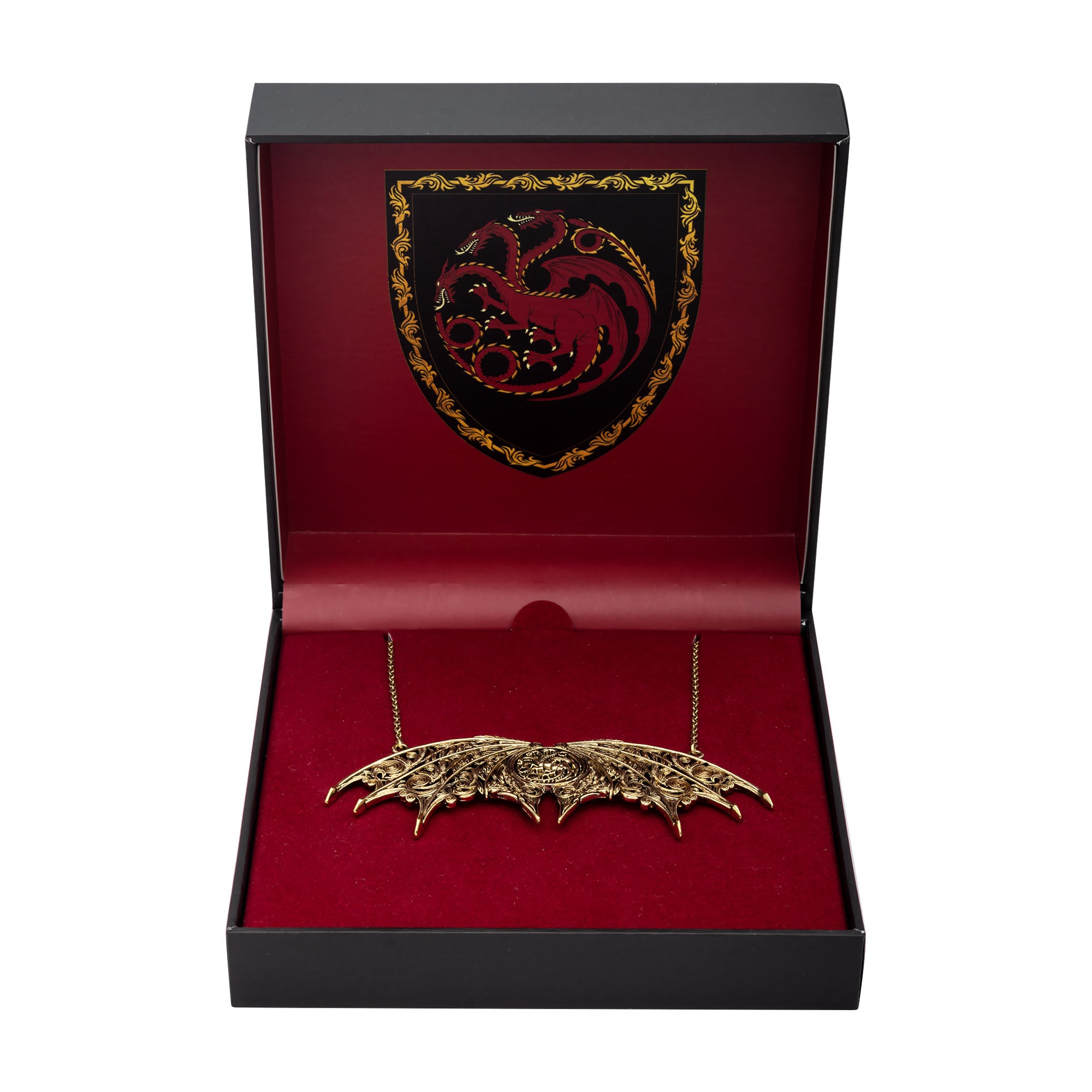 Game Of Thrones: House Of The Dragon Targaryen Plate Double Hung Necklace