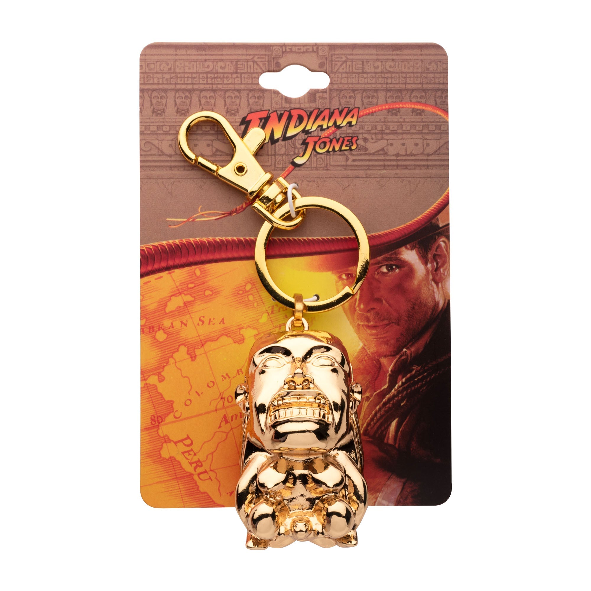 Indiana Jones Raiders of the Lost Ark 3D Idol Keychain