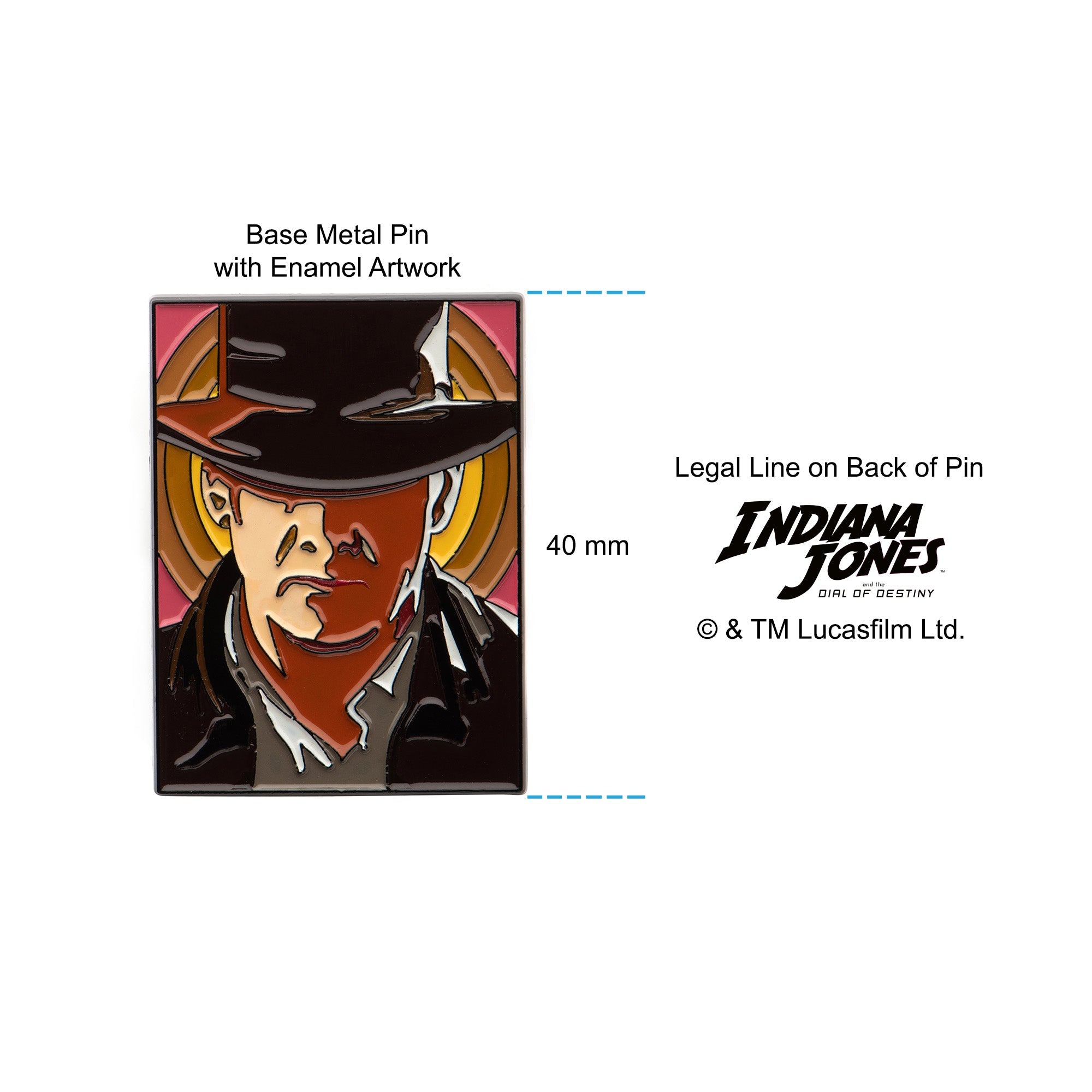 Indiana Jones 5 Dr. Jones Face Pin [NOT AVAILABLE]