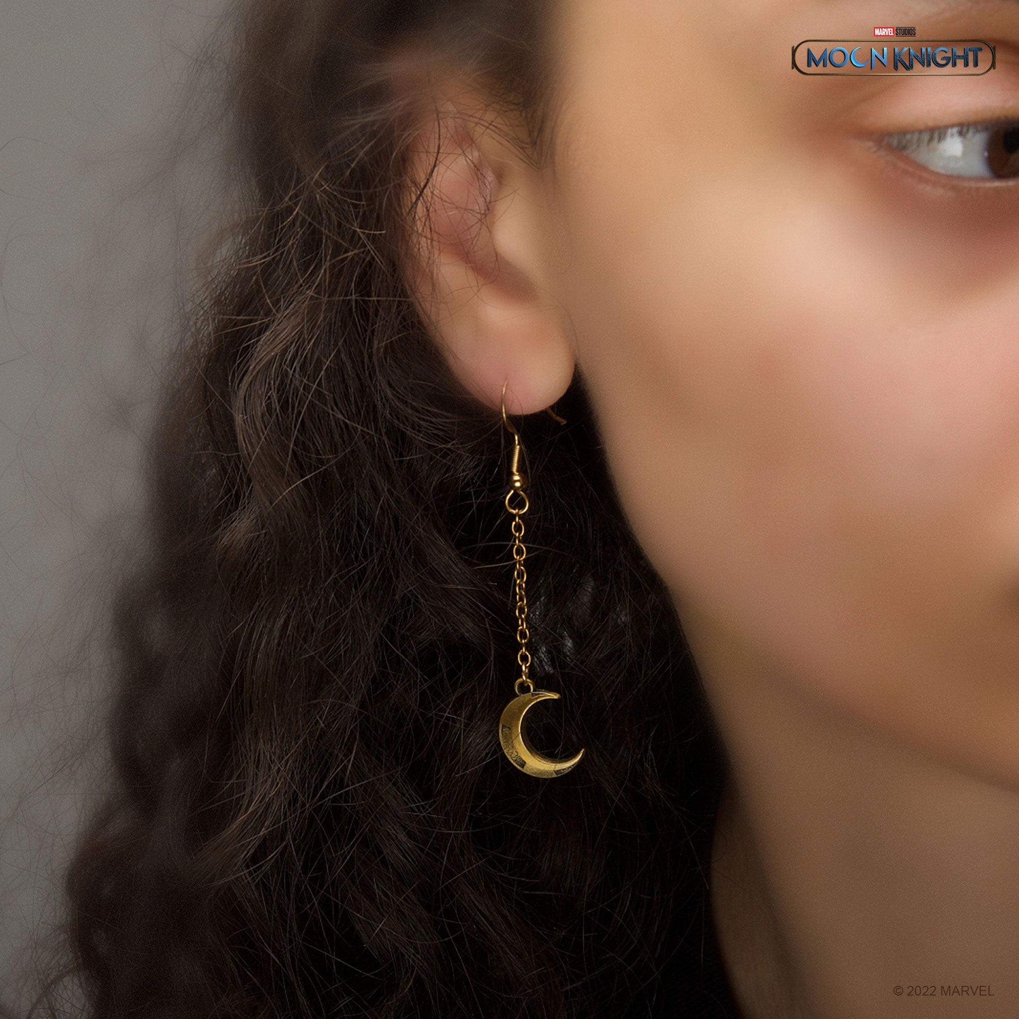 Marvel Moon Knight Crescent Earrings