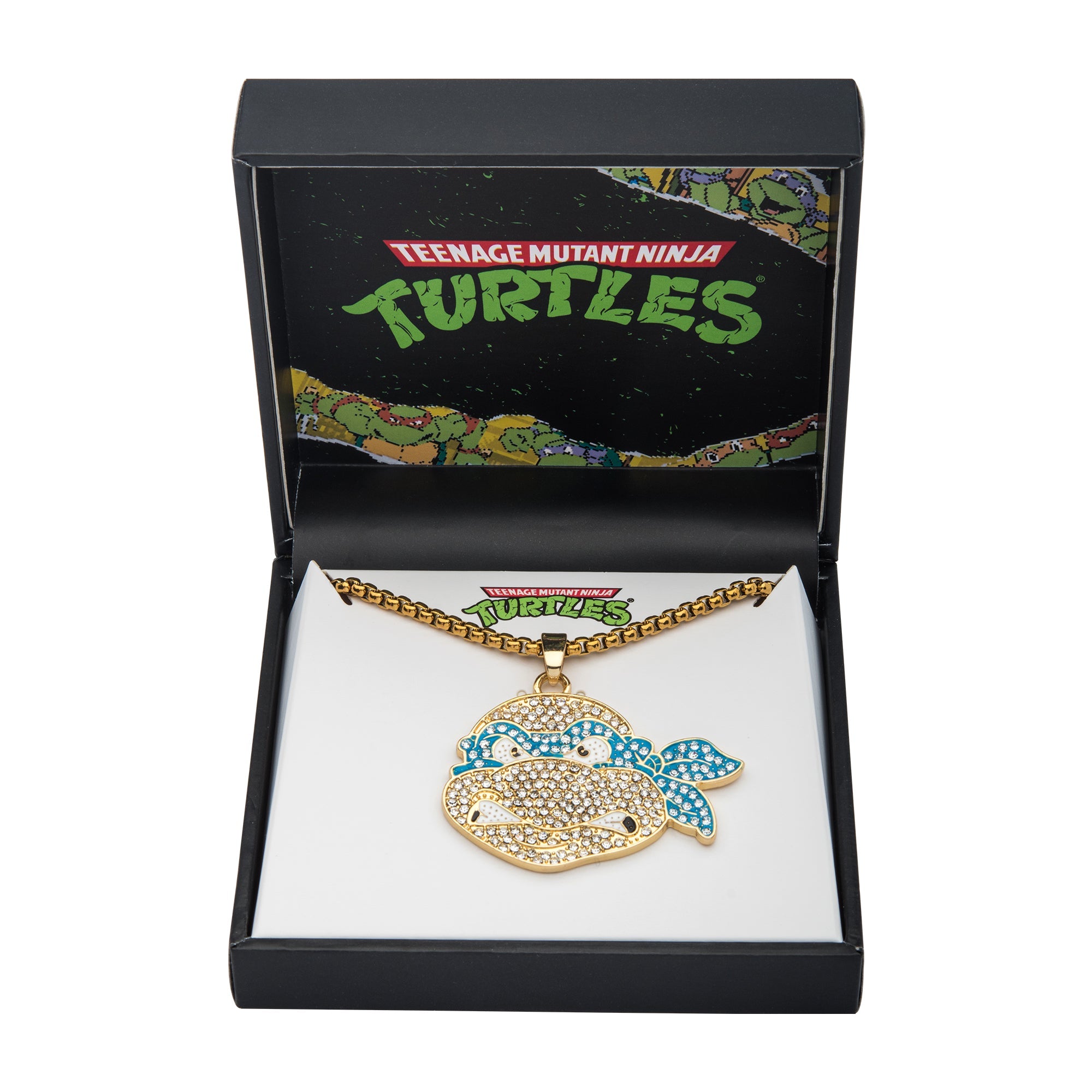 Buy Nickelodeon Teenage Mutant Ninja Turtles' Jewelry, Stainless Steel TMNT  Logo Dog Tag Bead Necklace, 18