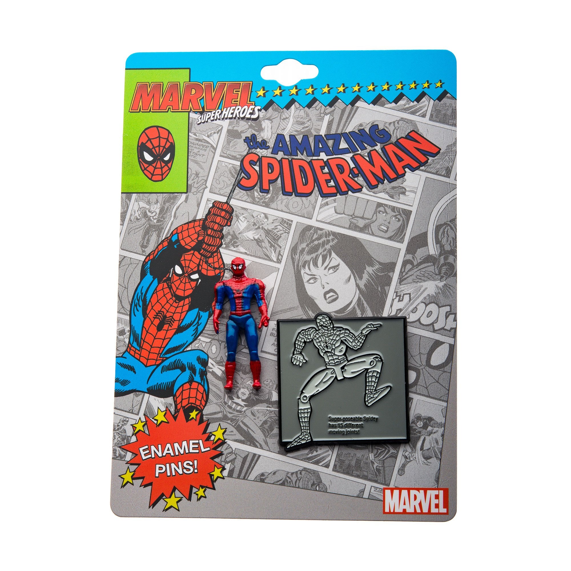Marvel Spider-Man 3D 80 Years Lapel Pin Set