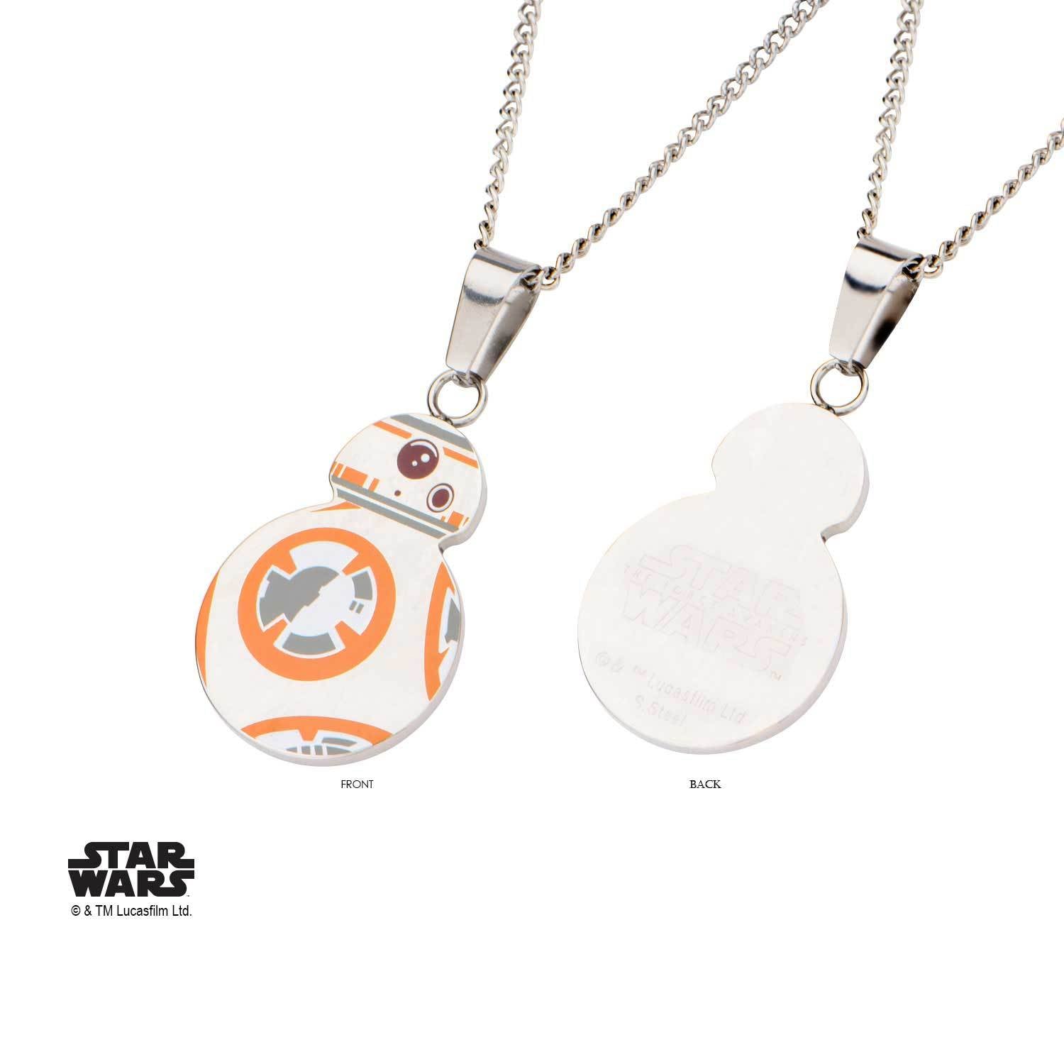 Star Wars Episode 7 Cut Out BB-8 Pendant Necklace