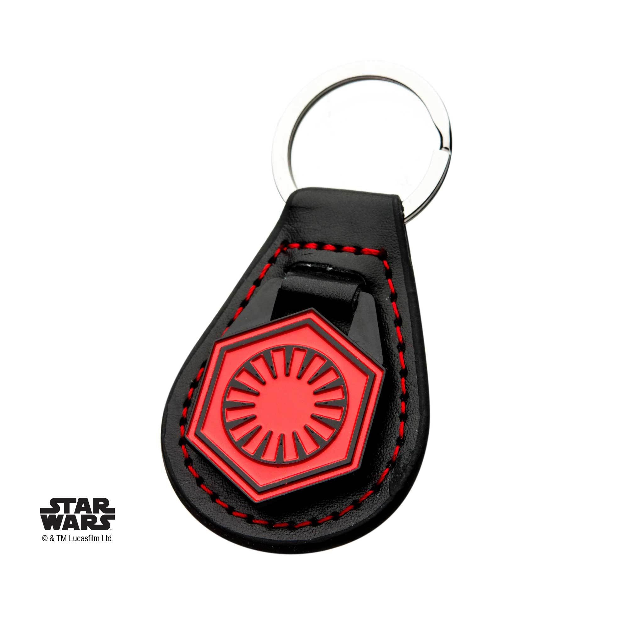 Star Wars Episode 7 First Order Leather Keychain