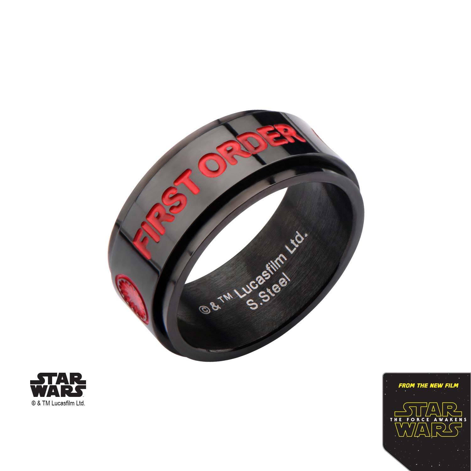 Star Wars Episode 7 First Order Spinner Ring