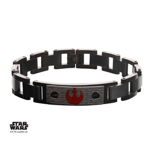 Star Wars Episode 7 Rebel Alliance Symbol ID Plate Link Bracelet