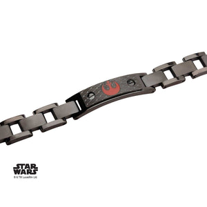 Star Wars Episode 7 Rebel Alliance Symbol ID Plate Link Bracelet