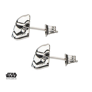 Star Wars Episode 7 3D Stormtrooper Stud Earrings