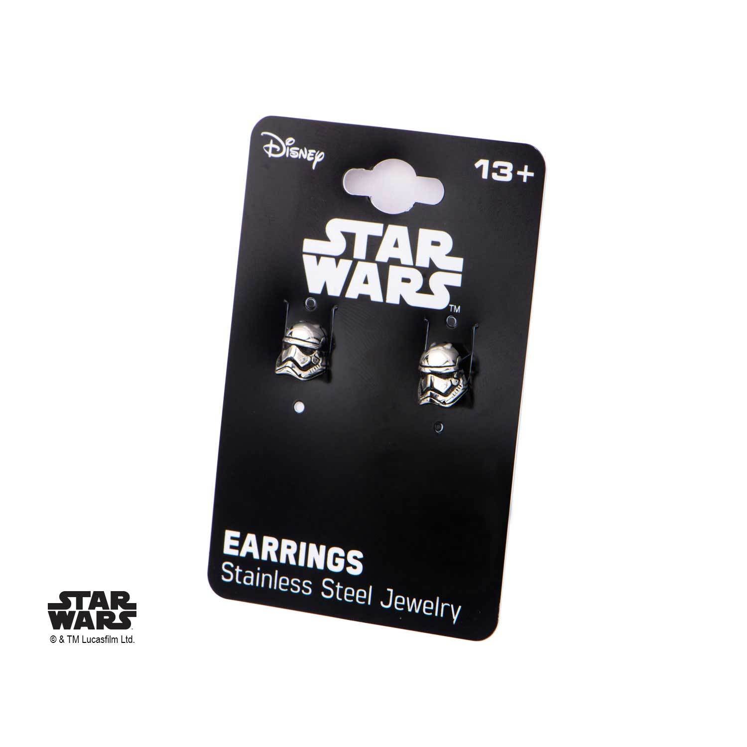 Star Wars Episode 7 3D Stormtrooper Stud Earrings