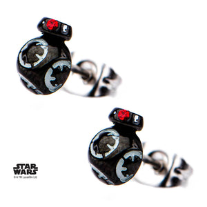 Star Wars Episode 8 3D BB-8 Stud Earrings