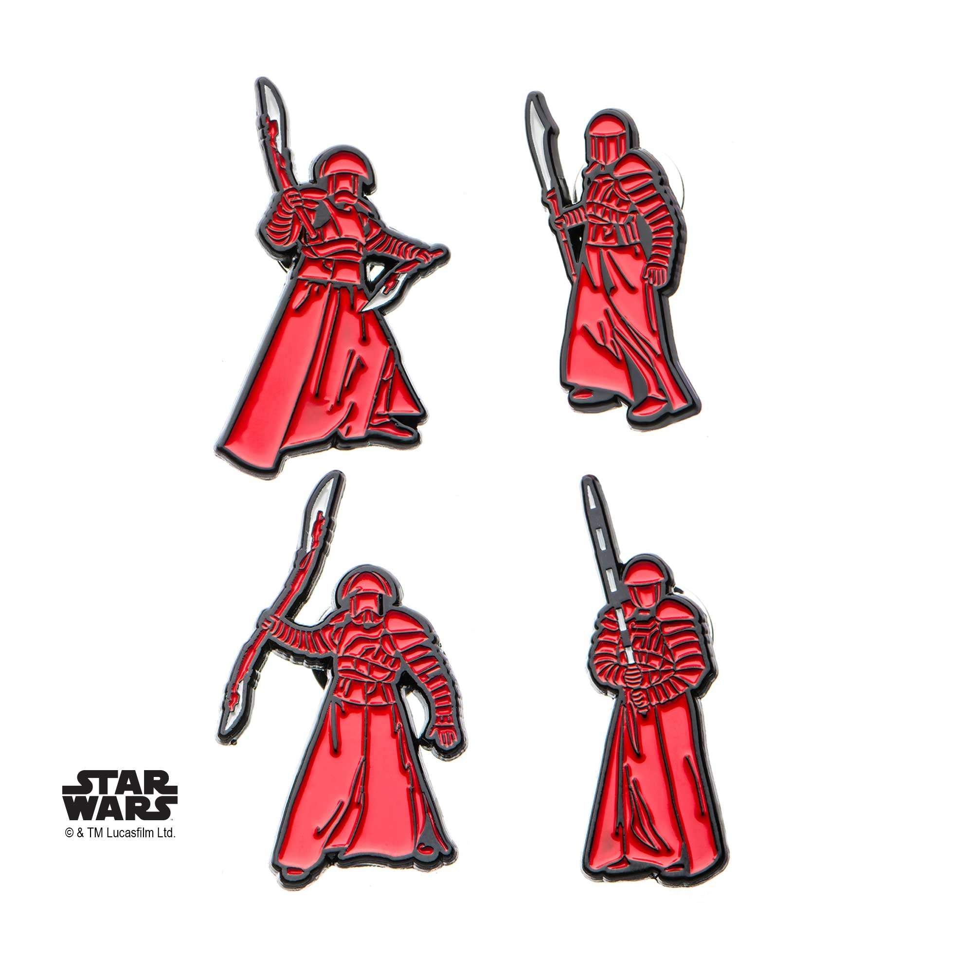 Star Wars Episode 8 Elite Praetorian Guard Enamel Lapel Pin Set