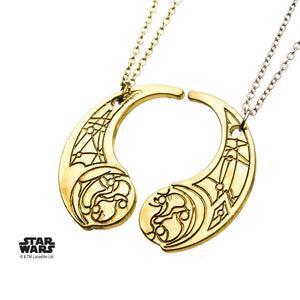 Star Wars The Last Jedi Crescent Moon Haysian Smelt Necklace