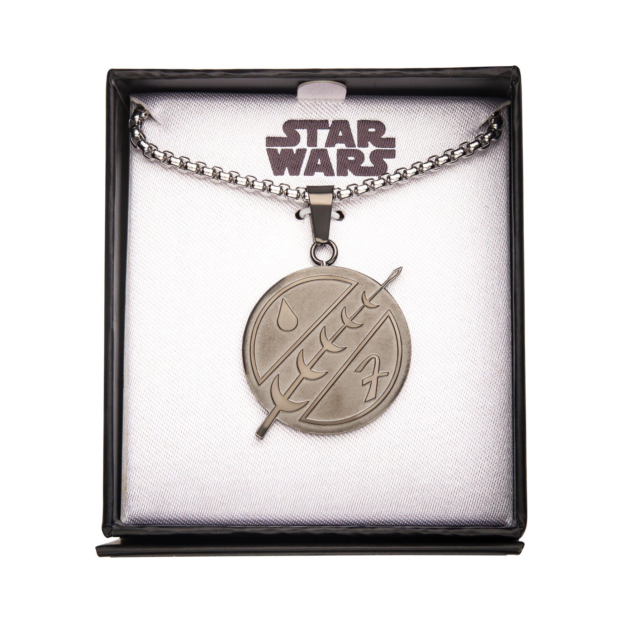 Star Wars Boba Fett Symbol Necklace