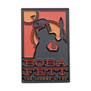 Star Wars Boba Fett The Legend Lives Enamel Pin