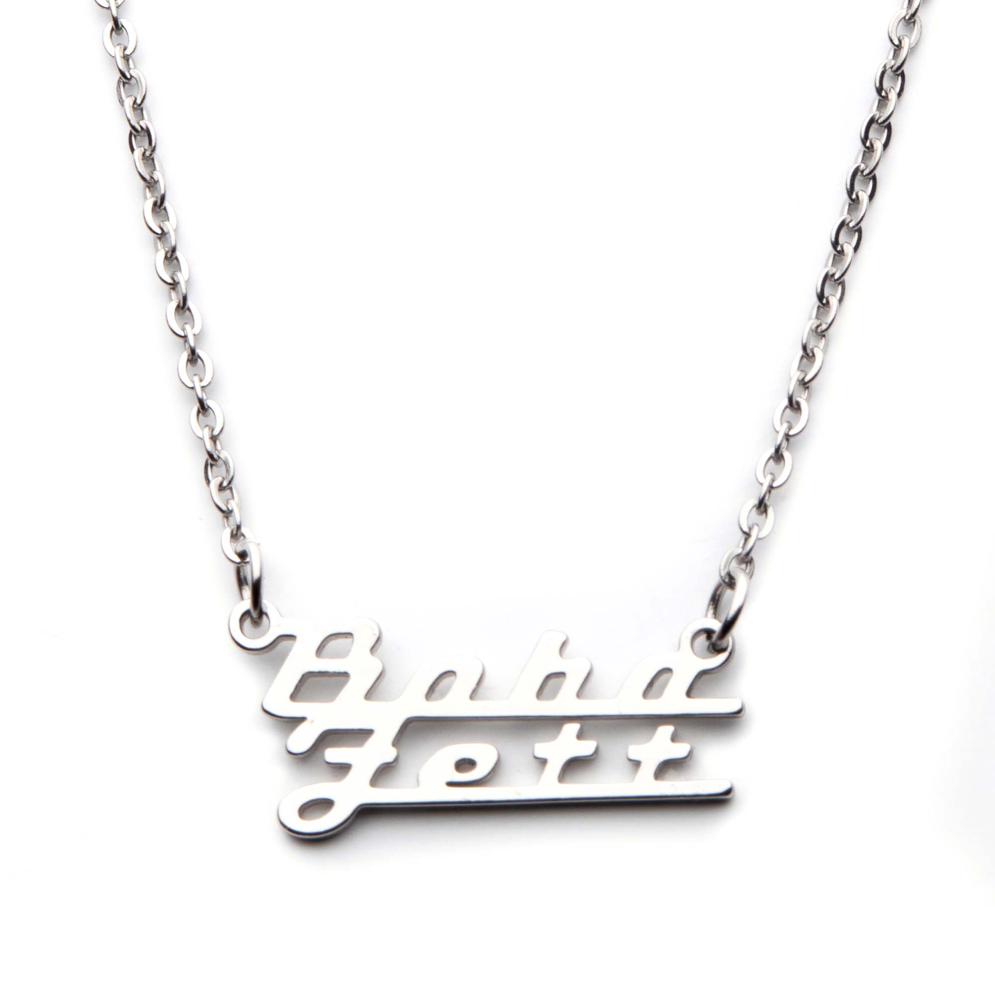 Star Wars Boba Fett Name Cut Out Necklace