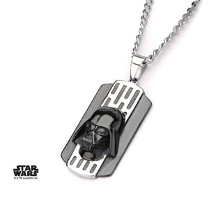 Star Wars 3D Darth Vader Dog Tag Pendant Necklace