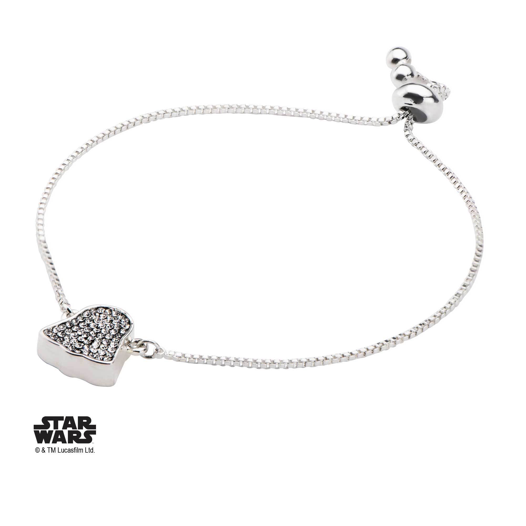 Star Wars Darth Vader with Clear Gem Bracelet