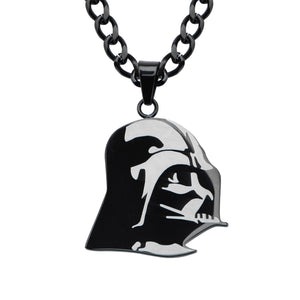 Star Wars Etched Darth Vader Pendant Necklace