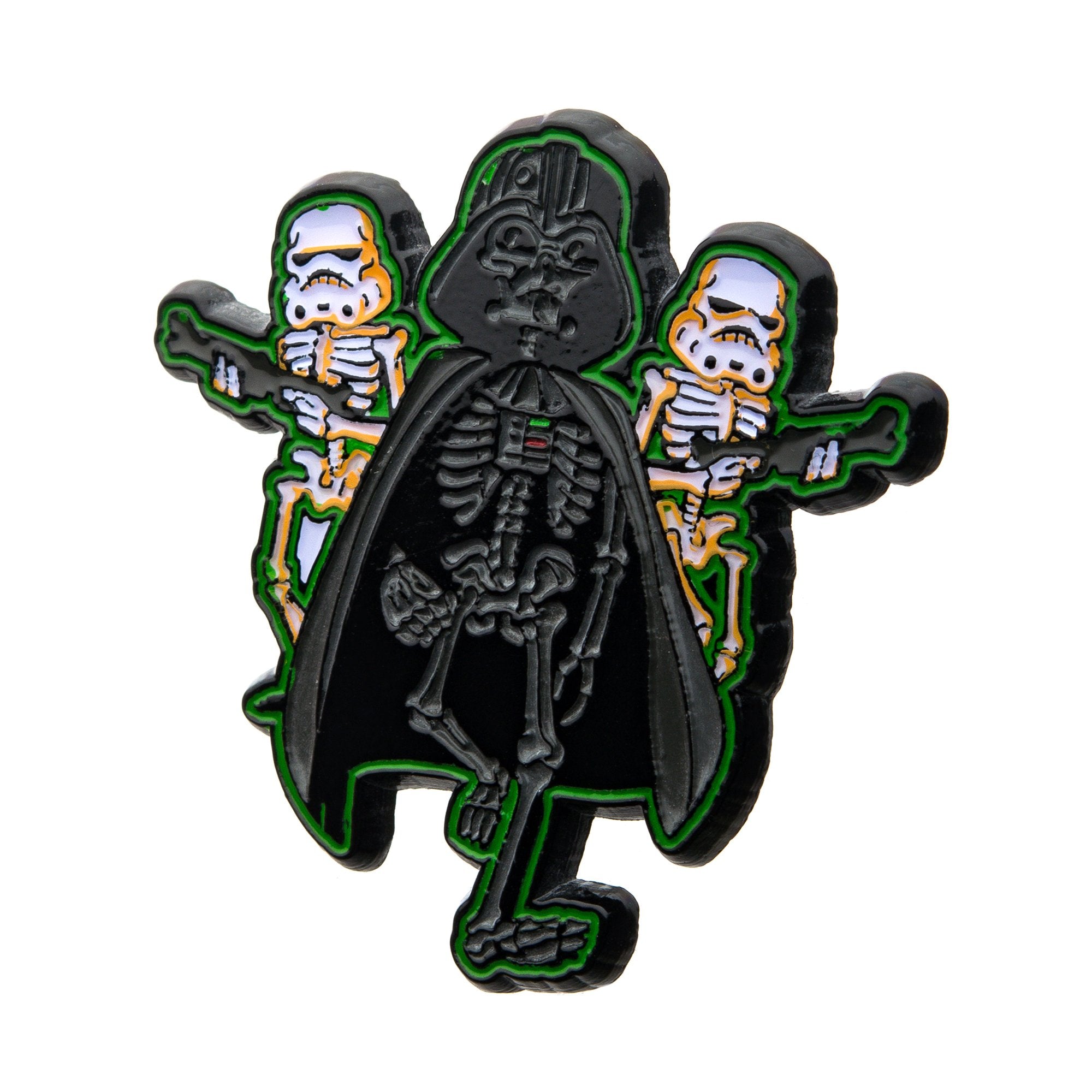 Star Wars Darth Vader & Stormtrooper Glow in the Dark Lapel Pin