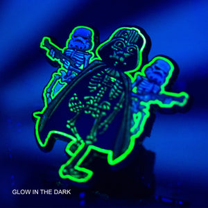 Star Wars Darth Vader & Stormtrooper Glow in the Dark Lapel Pin