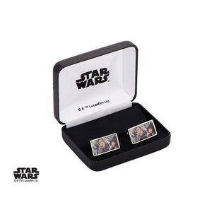 Star Wars Han Solo Printed Square Cufflinks