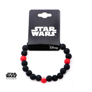 Star Wars Imperial Symbol Silicone Bead Bracelet