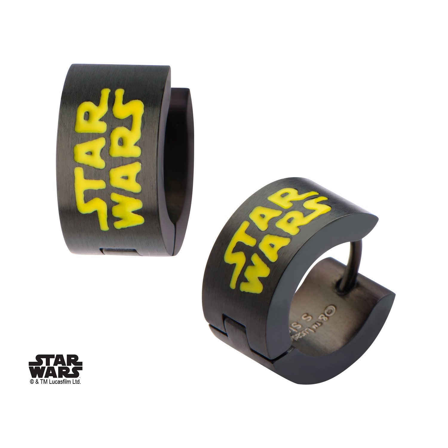 Star Wars Enamel Logo Huggie Earrings